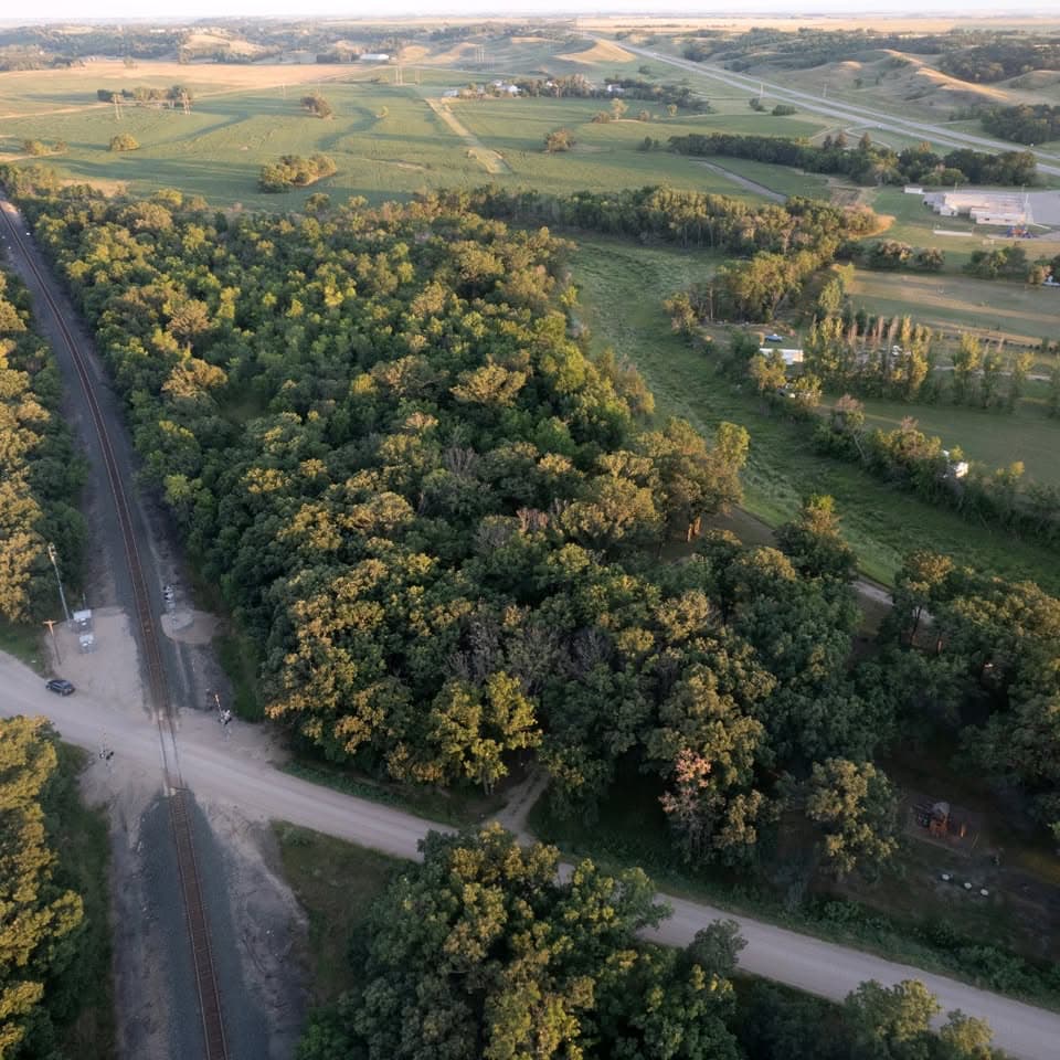 Photo of the campground from overhead